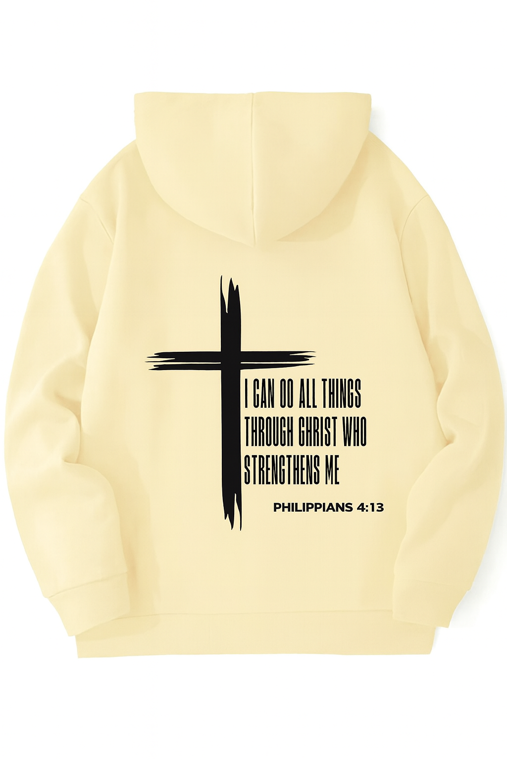 Philippians 4:13 Strength Hoodie